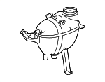 1675009900 - Cooling System: Expansion Tank for Mercedes-Benz Image