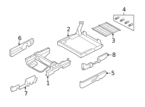 Rear Seat for 2005 Ford Freestyle #2