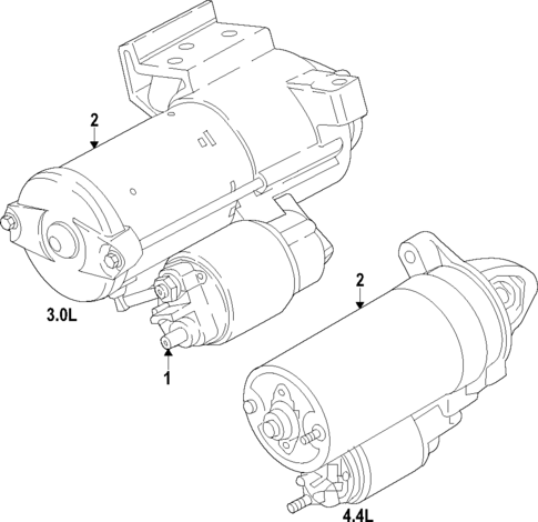 Starter for 2023 BMW 760i xDrive #2