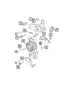 68158710AA - Engine: Wiring Bracket for Ram: 1500, 1500 Classic Image
