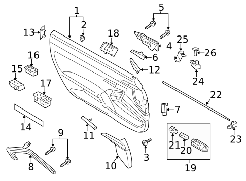 Interior Trim - Door for 2024 Porsche 718 Cayman #2