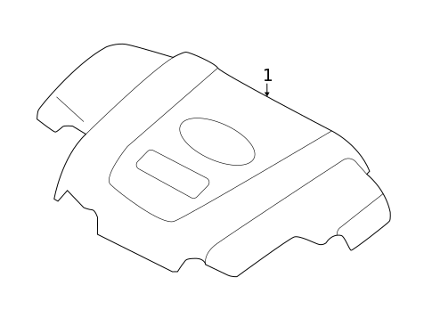 Engine Appearance Cover for 2023 Subaru Crosstrek #0