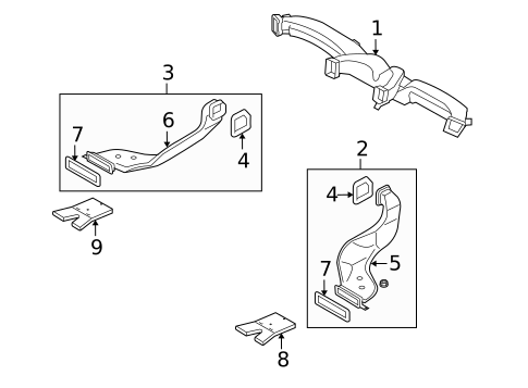 Ducts for 2013 Kia Forte #0