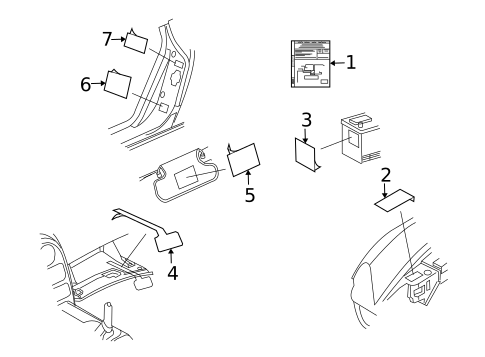 Labels for 2004 Dodge Viper #0
