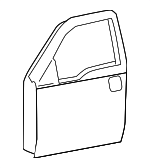 8L3Z1520124A - Body: Door Shell for Ford: F-150 | Lincoln: Mark LT Image