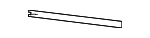 68260471AD - Body: Tailgate Molding for Mopar Image