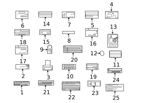 Electrical Components for 2007 Toyota Highlander #4