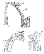 55276954AA - Body Sheet Metal Except Doors: Sunroof Drain Tube for Dodge: Ram 1500, Ram 2500, Ram 3500 Image