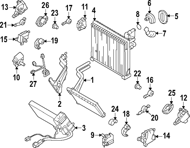 97158DS000 - : Lever for Hyundai Image