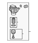 3N115389A - Engine: Oil Filter Housing for Volkswagen: Beetle, Golf, Golf SportWagen, Jetta, Passat Image