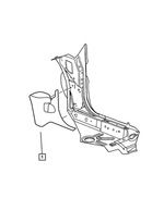 PY76WL5AB - Interior Trim: Cowl Side Trim Panel, Right for Mopar Image