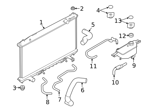 Oil Cooler for 2015 INFINITI Q50 #0