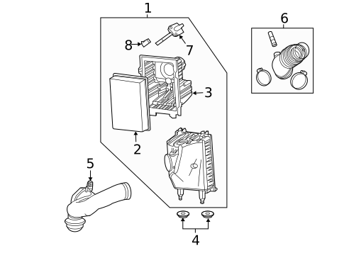 Air Intake for 2008 Ford Escape #0