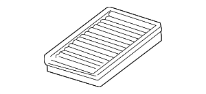 19166106 - Engine: Air Filter for GM Image