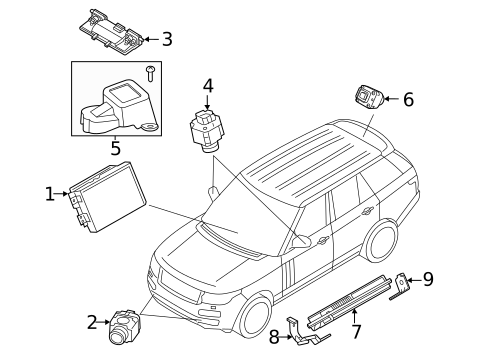 Electrical Components for 2021 Land Rover Range Rover #4