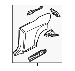 8J7809220B - Body: Quarter Panel for Audi Image