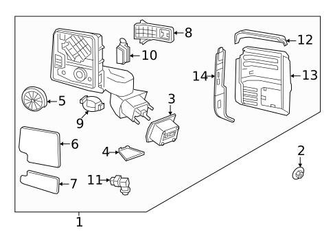 Outside Mirrors for 2022 Chevrolet Silverado 3500 HD #1