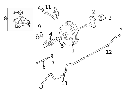 Master Cylinder - Components On Dash Panel for 2019 Porsche 718 Boxster #4