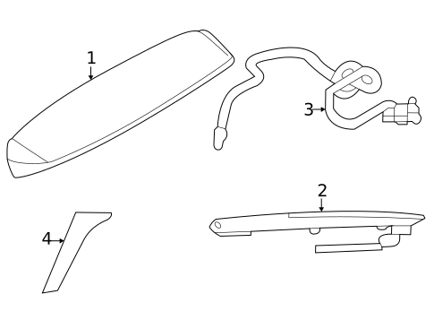 Spoiler for 2025 Volkswagen Taos #0