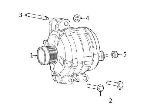 Alternator for 2013 Ram 1500 #0