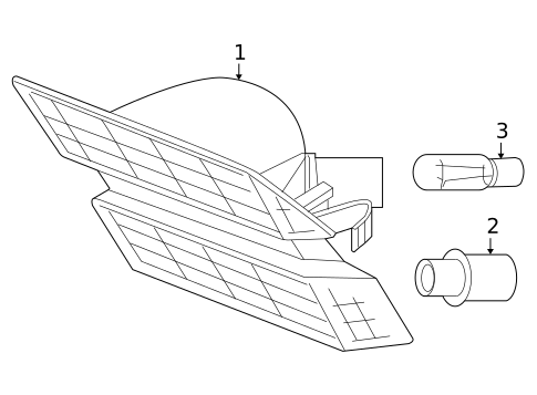 Side Repeater Lamps for 2009 BMW 650i #0