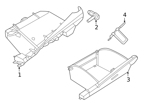 Glove Box for 2021 Nissan Versa #0