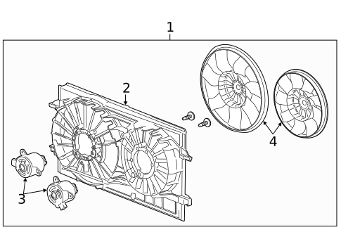 Cooling Fan, Clutch & Motor for 2008 Chevrolet Malibu #0