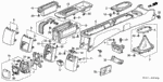 90137SH3000 - Interior/Bumper: SCREW, TAPPING (4X16) for Honda Image