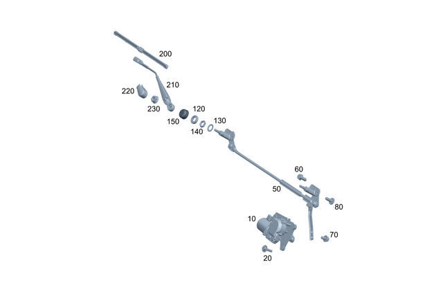 4639064202 - Electr. System: Wiper Motor for Mercedes-Benz: G500, G550, G580, G63 4x4 Squared AMG, G63 AMG Image image