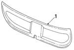 H284GL7 - Body: Lift Gate Trim for Mopar Image