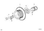 11231704342 - Engine: Vibration Damper for BMW Image