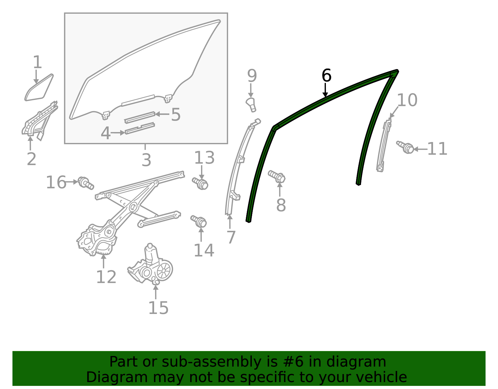 Dfff Faq 2012-2019 Toyota Prius C Window Channel 68151-52242 | Toyota Parts Center