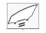 6810152040 - Body: Movable Glass for Toyota Image image