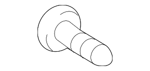 1243304107K - : Body Side Molding Screw for Kia: Carnival, K5, Niro, Niro EV, Sorento Image