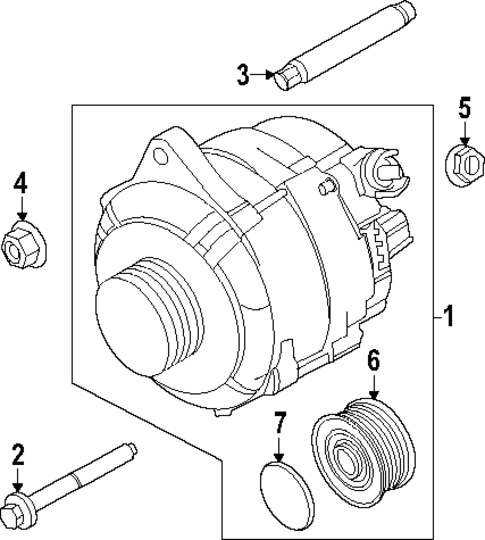 Alternator for 2025 Ford Transit-250 #1