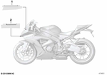 51148567789 - : Decor Fairing Top Section, Left for BMW-Motorrad Image