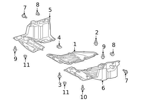 Splash Shields for 2002 Toyota Celica #0