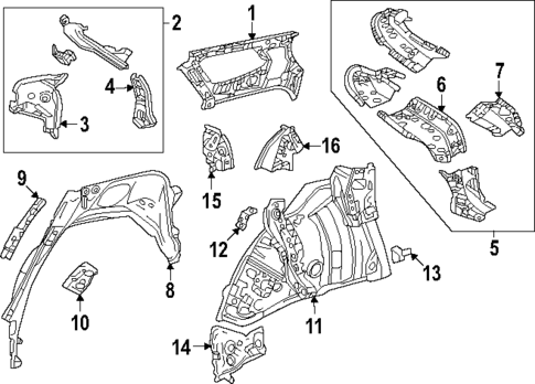 Inner Structure for 2025 Toyota Crown Signia #0