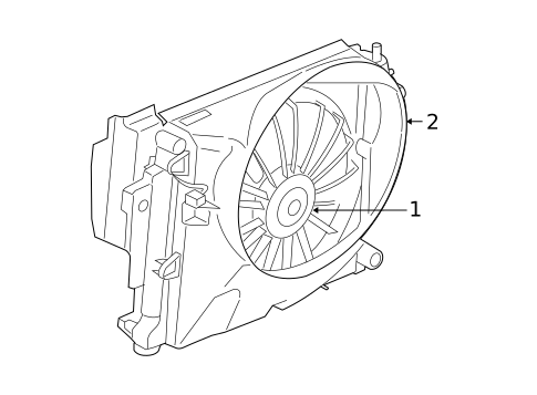 Condenser Fan for 2005 Jeep Grand Cherokee #0