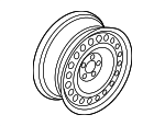 4L2Z1015CA - Suspension: Spare Wheel for Ford: Explorer, Explorer Sport Trac Image