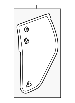 72810TX4A01 - Body: Door Weather-strip for Acura Image