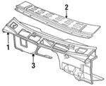 55344557 - Body: Upper Panel for Dodge: B150, B250, B350 Image