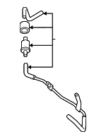 1743A414 - : Hose &amp; Tube Assembly for Mitsubishi: Eclipse Cross Image