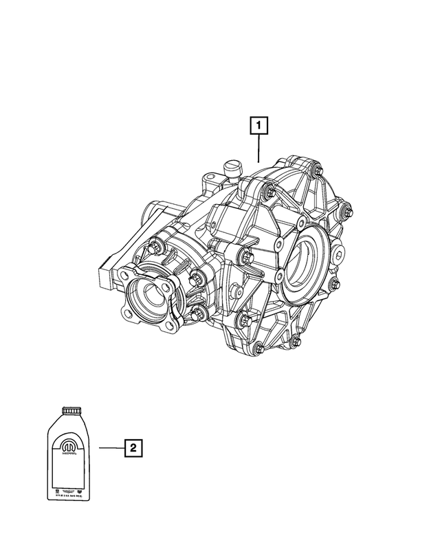 68495080AA - Differential and Drive Line: Front Axle Differential for Mopar Image