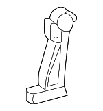 2115040540 - Cooling System: Hose Bracket for Mercedes-Benz Image