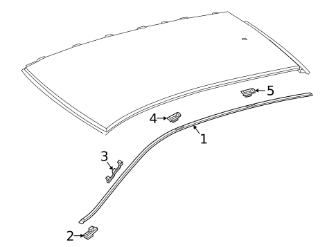 Exterior Trim - Roof for 2016 Mercedes-Benz B250e #0