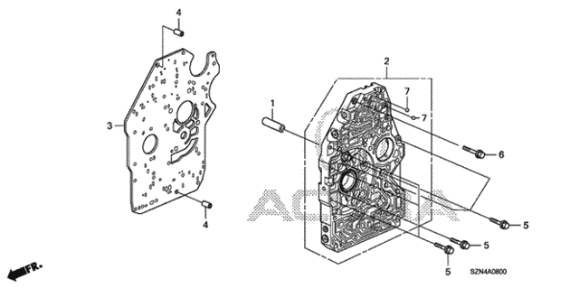 AT Main Valve Body for 2012 Acura ZDX #0