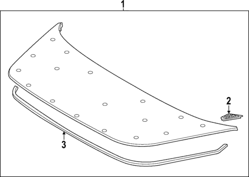 Exterior Trim - Hood for 2025 Toyota bZ4X #0