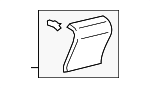 589030C020E0 - Body: Rear Door Panel for Toyota: Tundra Image
