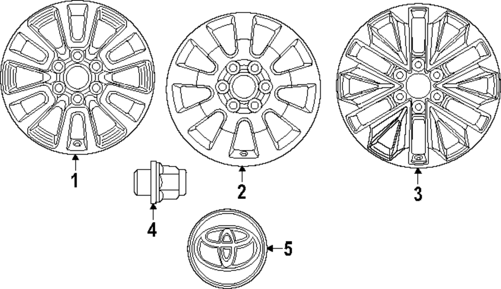 テイ 42611-60M00 - Wheel Disc 2024-2025 Toyota Land Cruiser | Ed